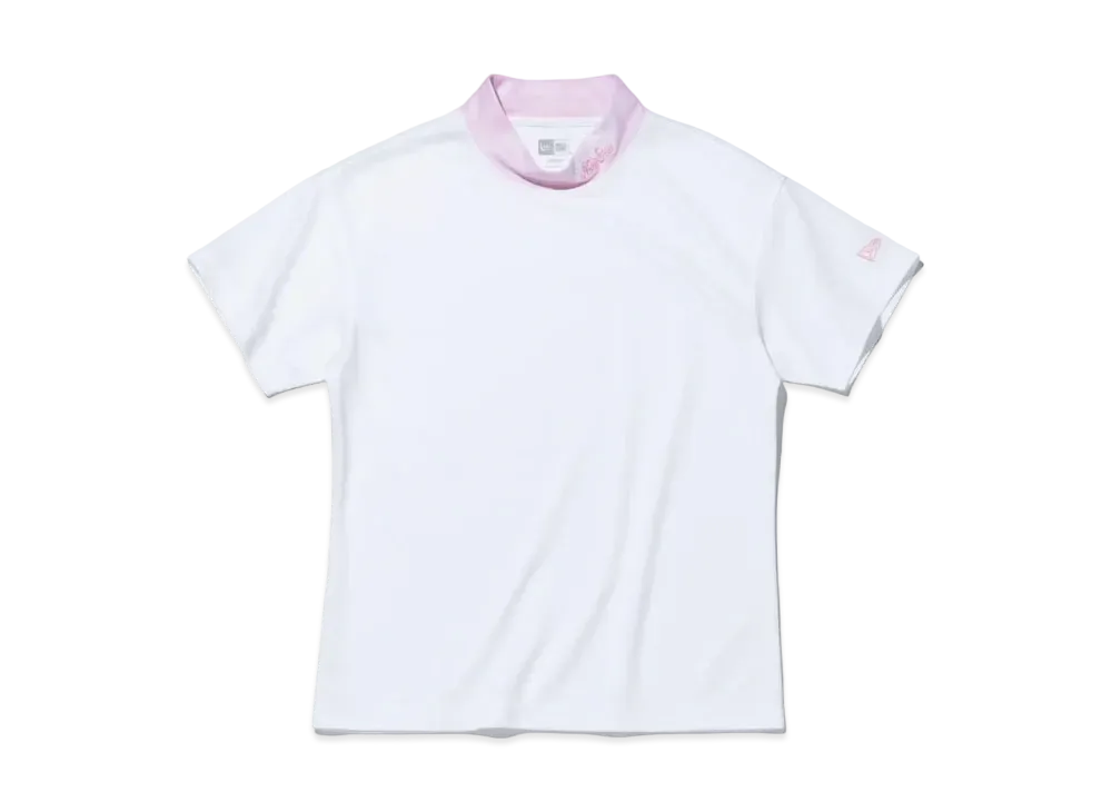 NEW ERA Golf Women's Short Sleeve Mid Neck T-Shirt Yuri Konno "White"