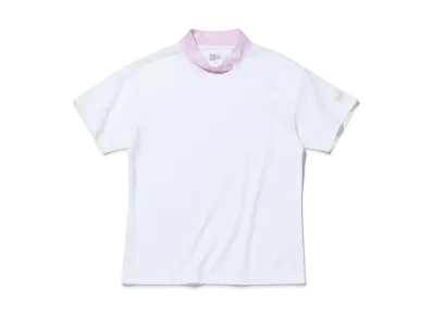 NEW ERA Golf Women's Short Sleeve Mid Neck T-Shirt Yuri Konno "White"