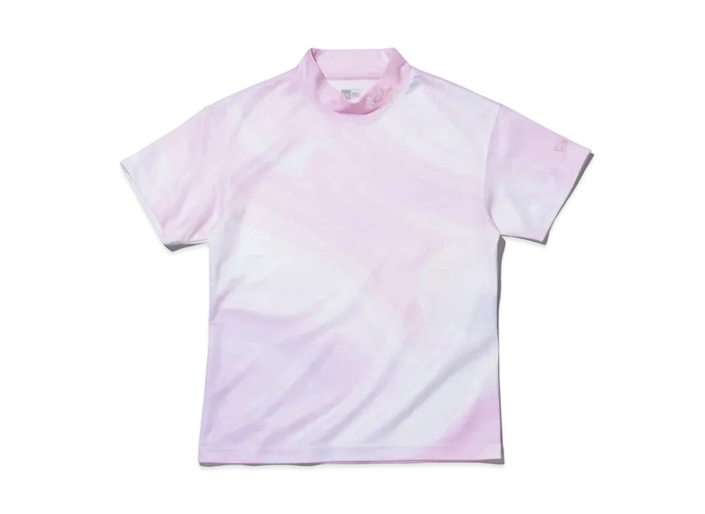 NEW ERA Golf Women's Short Sleeve Mid Neck T-Shirt Yuri Konno "Light Pink"