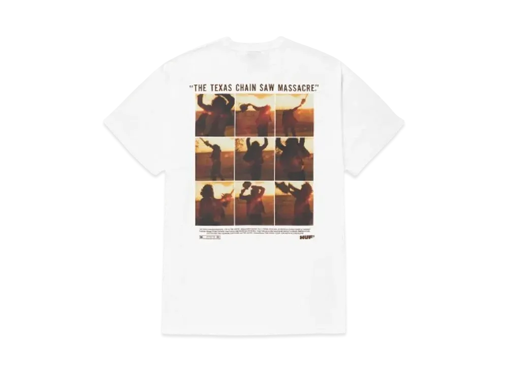 HUF x Texas Chainsaw Massacre Unparalleled Terror Tee "White"
