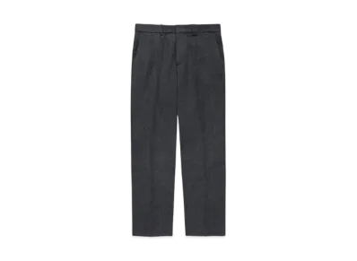 JJJJound Wool Trousers Wide "Charcoal Herringbone"