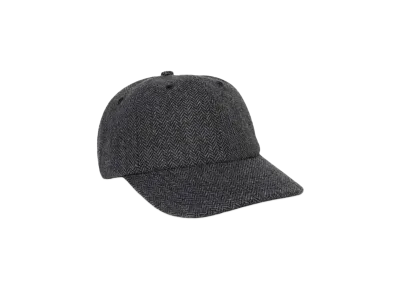 JJJJound Weekend Wool Cap "Charcoal Herringbone"