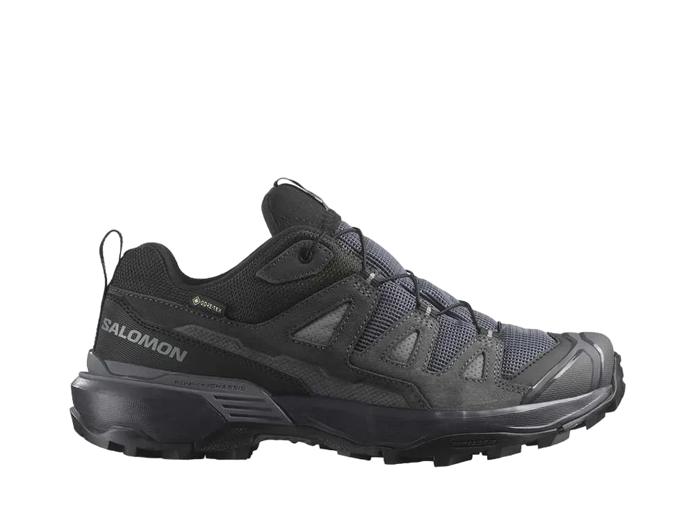 サロモン ウィメンズ X ウルトラ360 レザー ゴアテックス "タービュランス/ブラック/セドナセージ"