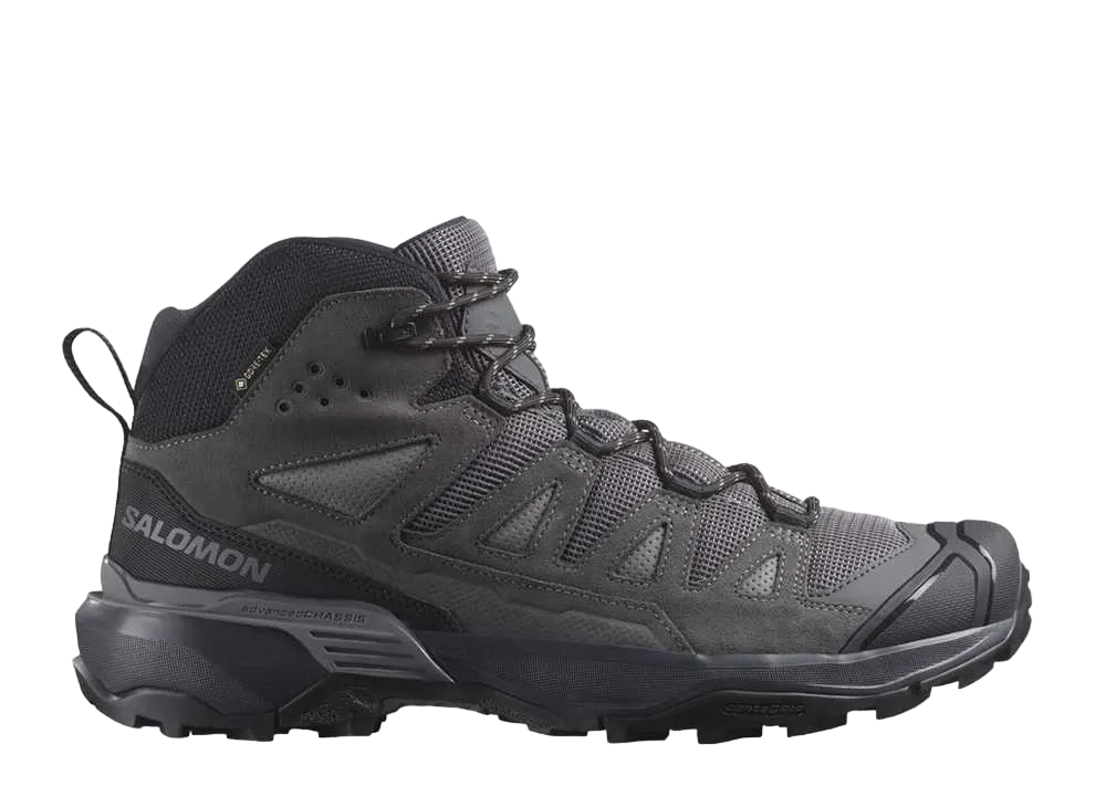 サロモン X ウルトラ360 レザー ミッド ゴアテックス "キャッスルロック/アスファルト/ケルプ"