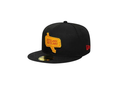 NEW ERA 59Fifty Beetlejuice Sign Suede Visor "Black"