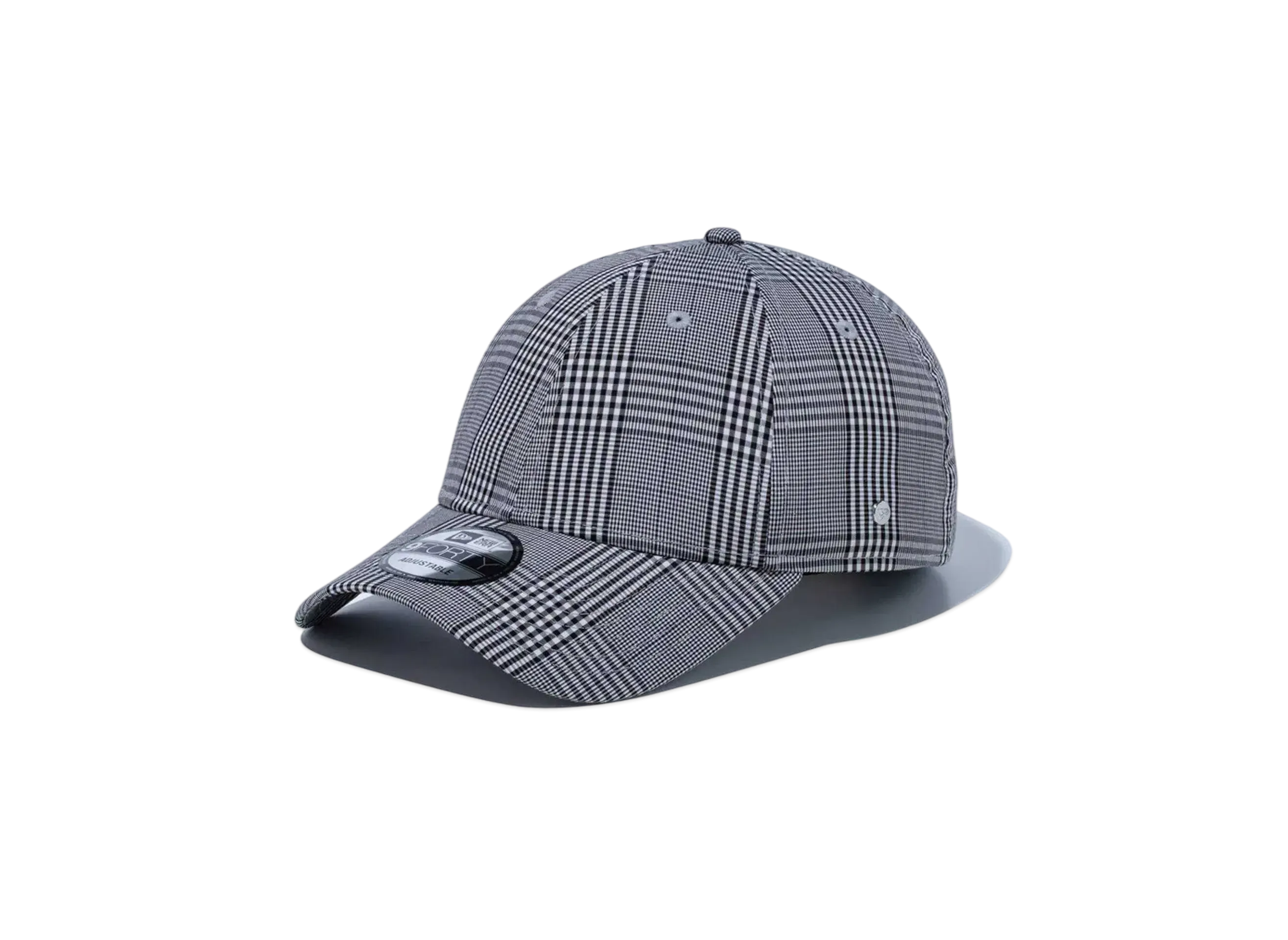 NEW ERA 9Forty Fabric Series Metal Flag Pin "Glen Check Black"