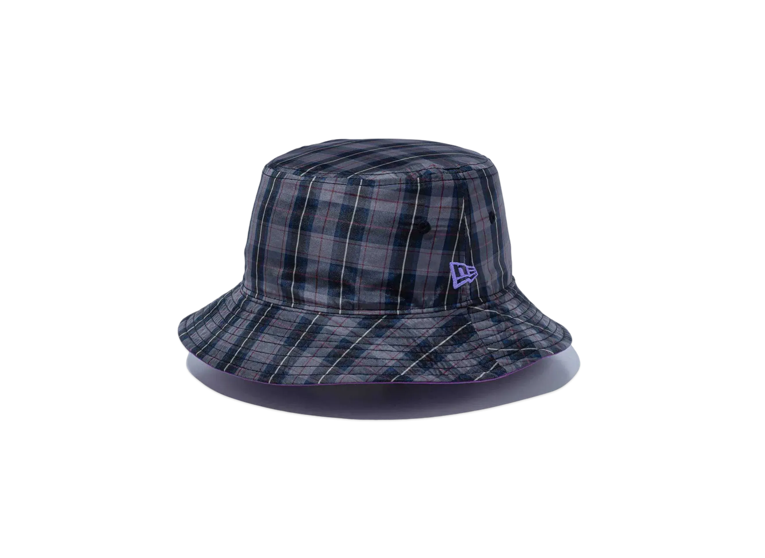 NEW ERA Bucket 01 Reversible Fabric Series Check Ripstop "Purple"