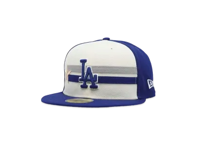 NEW ERA 59Fifty On-Field 2024 MLB All-star Game Workout Los Angeles Dodgers "Chrome White/Blue"