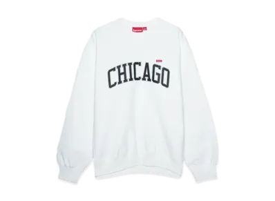 Supreme Shop Small Box Crewneck (Chicago) "White"