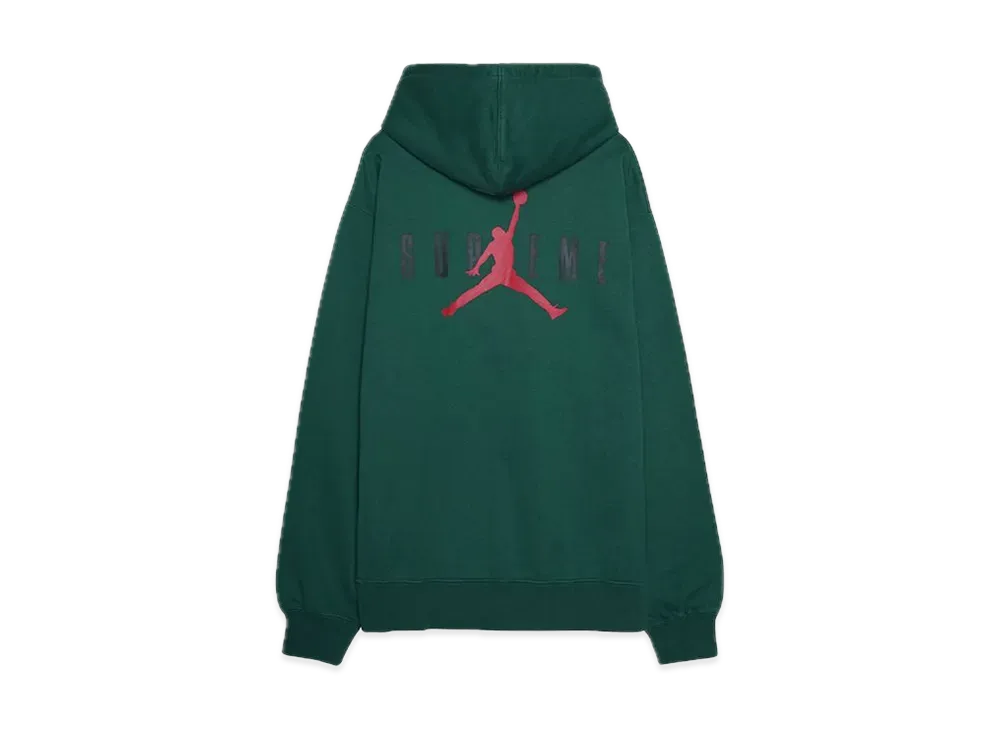 Supreme x Jordan Hooded Sweatshirt "Green"