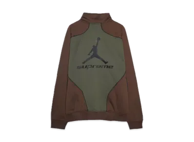 Supreme x Jordan Tricot Track Jacket "Brown"
