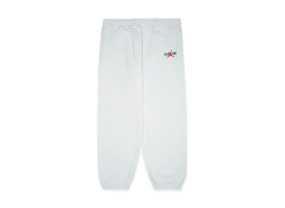 Supreme x Jordan Sweatpant "Ash Grey"