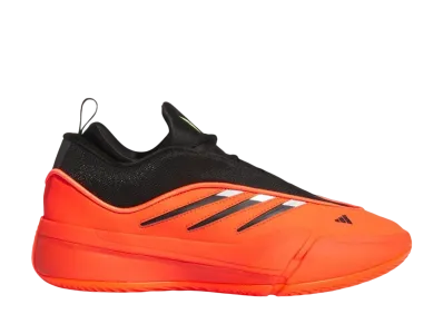 アディダス デイム9 ロー "ソーラーレッド/コアブラック/ルシッドレモン"