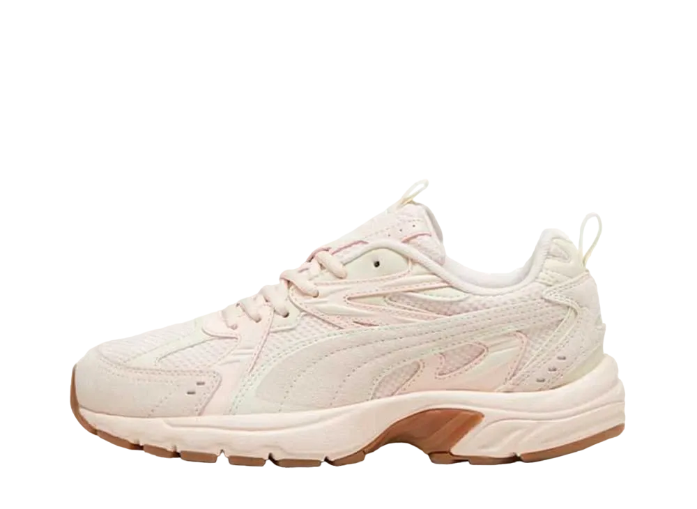 Puma Women's Milenio Tech Suede "Island Pink/Alpine Snow"