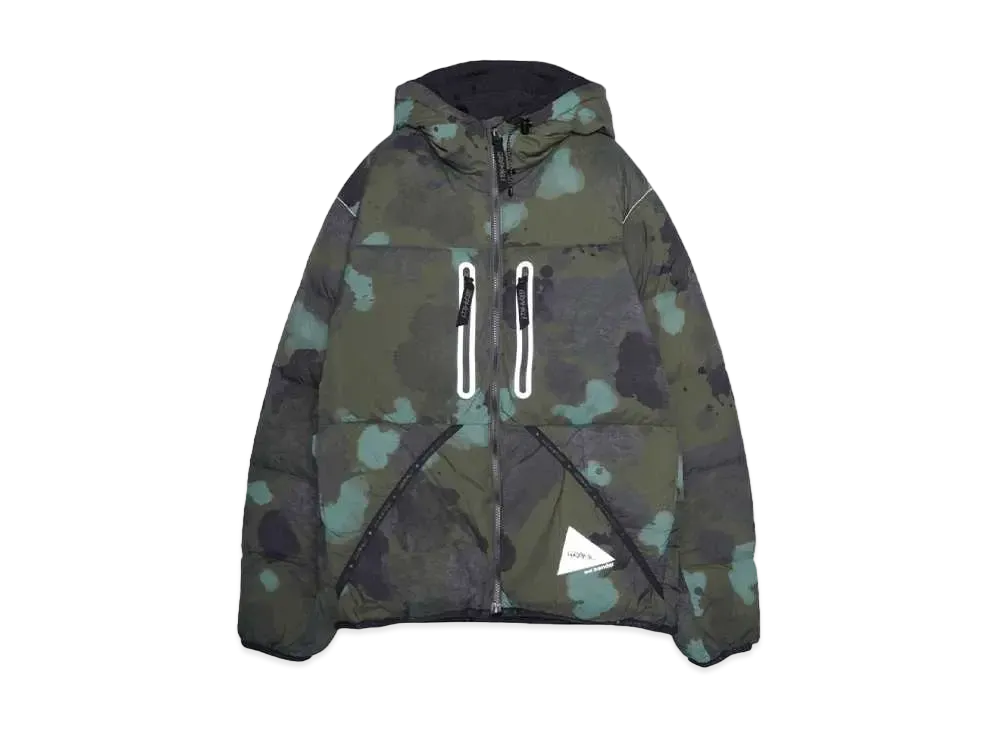 GRAMICCI x and wander down jacket "CAMO"