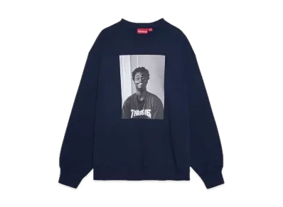 Supreme x Thrasher Crewneck "Navy"
