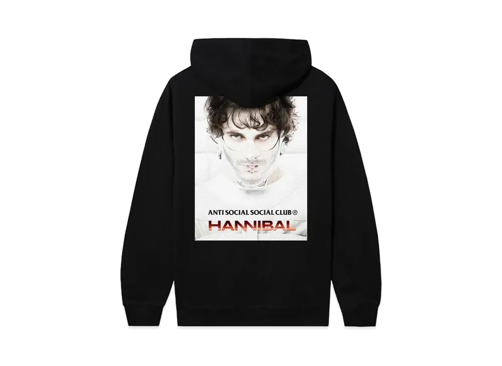 ANTI SOCIAL SOCIAL CLUB Hannibal Poster Hoodie "Black"