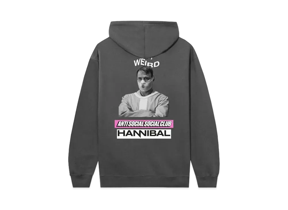 ANTI SOCIAL SOCIAL CLUB Hannibal Weird Hoodie "Charcoal"