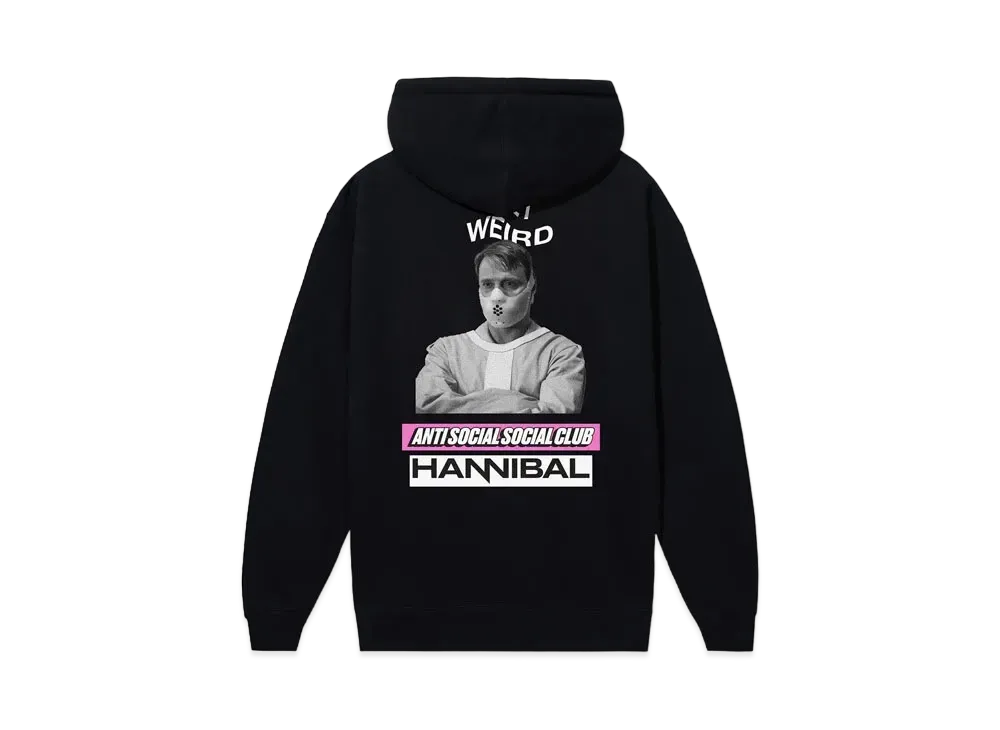 ANTI SOCIAL SOCIAL CLUB Hannibal Weird Hoodie "Black"