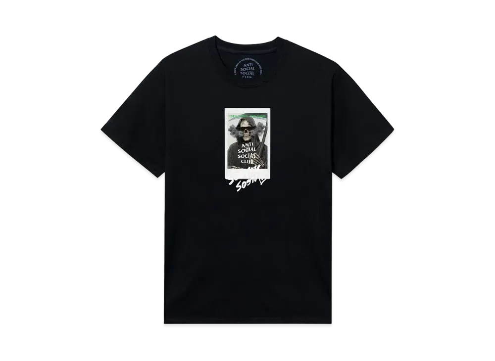 ANTI SOCIAL SOCIAL CLUB See You Soon Tee "Black"