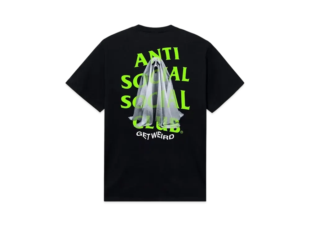 ANTI SOCIAL SOCIAL CLUB Get Weird Ghost Tee "Black"