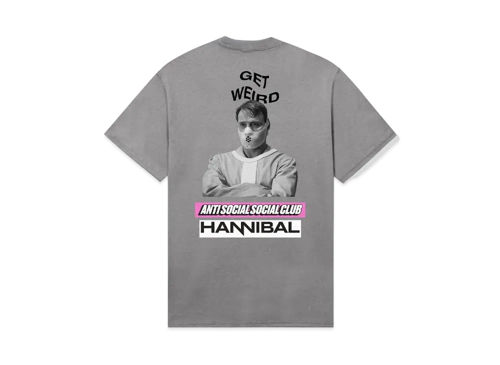 ANTI SOCIAL SOCIAL CLUB Hannibal Weird Tee "Medium Grey"