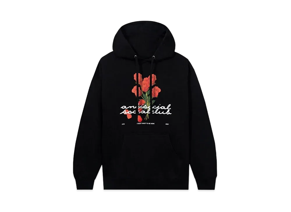 ANTI SOCIAL SOCIAL CLUB Don't Worry About Me Hoodie "Black"