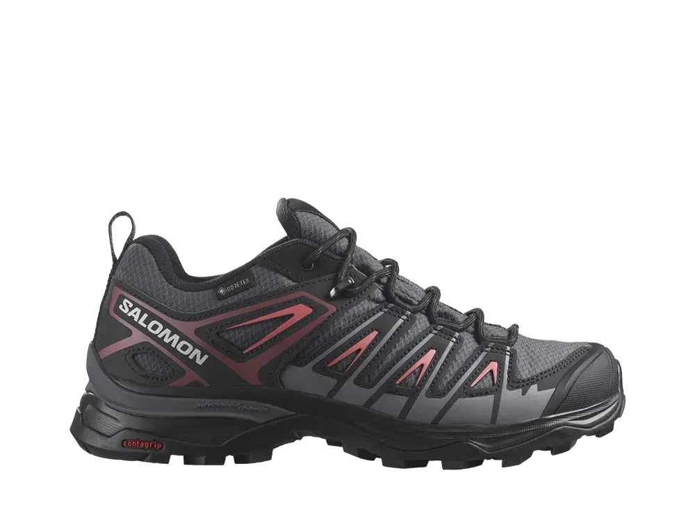 サロモン ウィメンズ X ウルトラ パイオニア ゴアテックス "マグネット/ブラック/ティーローズ"