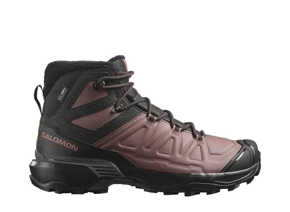 サロモン ウィメンズ X ウルトラ スノーパイロット ウォータープルーフ "ブラック/ペッパーコーン/コニャック"