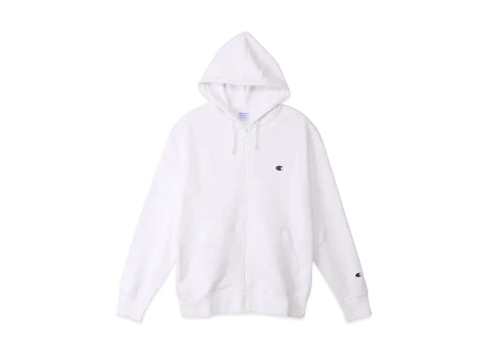 Champion Basic Zip Hooded Sweatshirt "White"