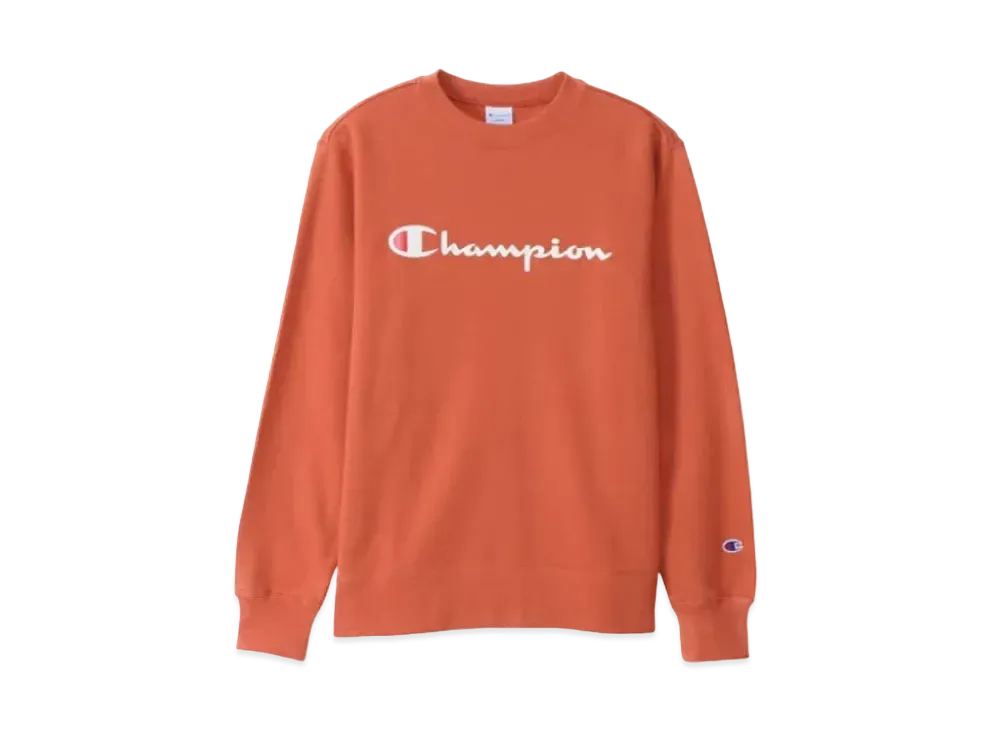 Champion Basic Logo Crewneck Sweatshirt "Rust"