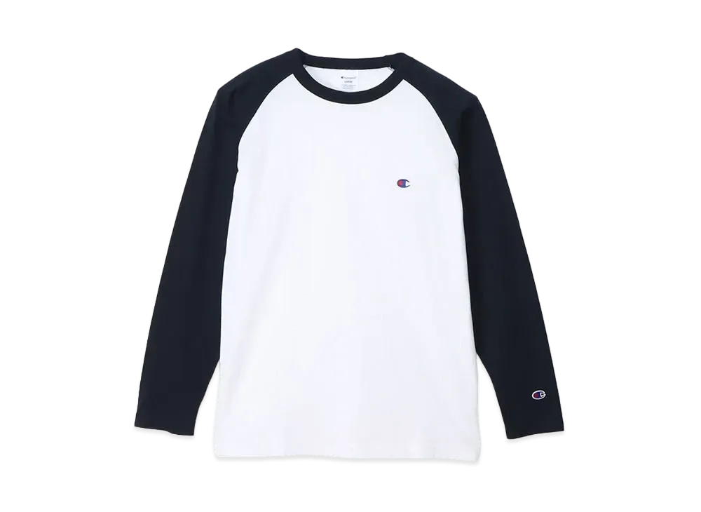 Champion Basic Raglan Long Sleeve T-shirt "Navy"