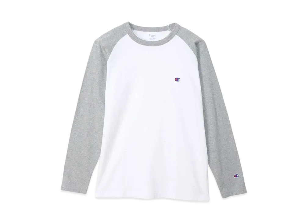 Champion Basic Raglan Long Sleeve T-shirt "Oxford Gray"