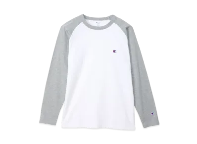 Champion Basic Raglan Long Sleeve T-shirt "Oxford Gray"