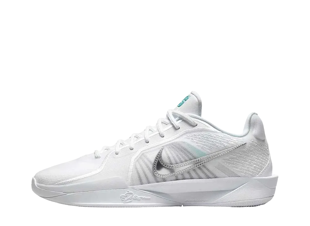Nike Women's Sabrina 2 "White/Summit White/Glacier Blue/Metallic Silver" (FQ2174-101/FZ1517-101)