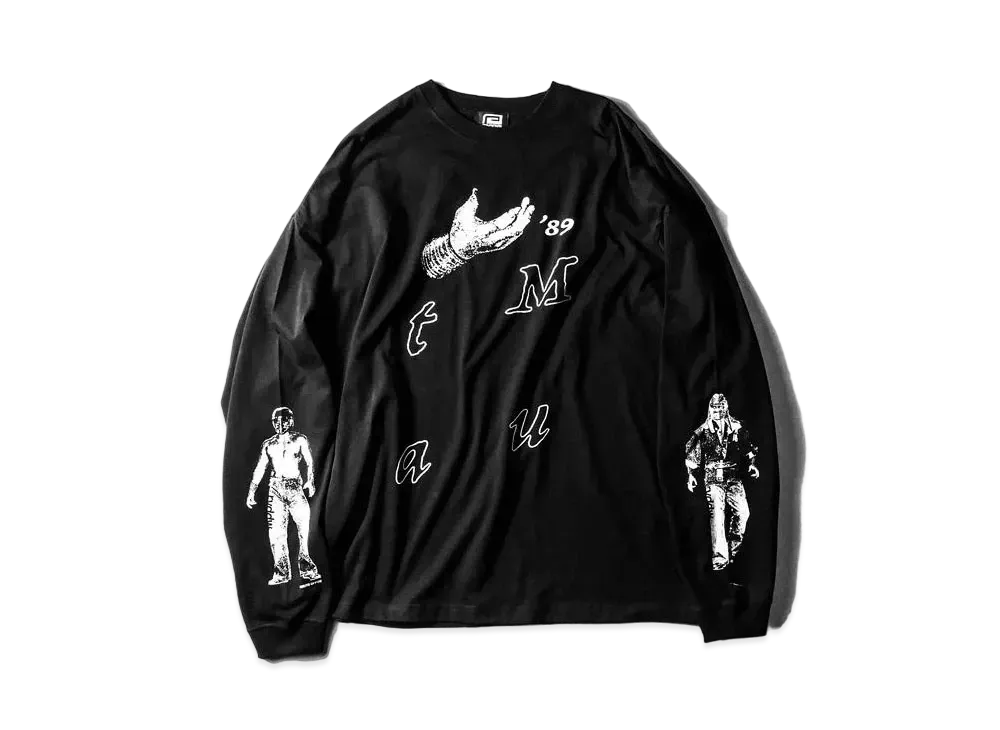 Reversal Great MUTA Big Silhouette Cotton Long Sleeve "Black"