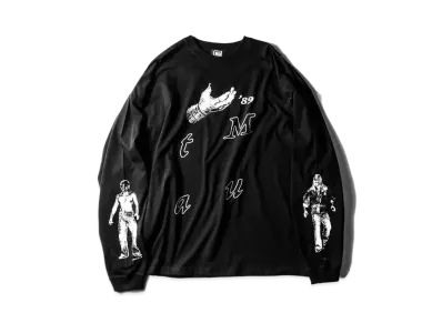 Reversal Great MUTA Big Silhouette Cotton Long Sleeve "Black"