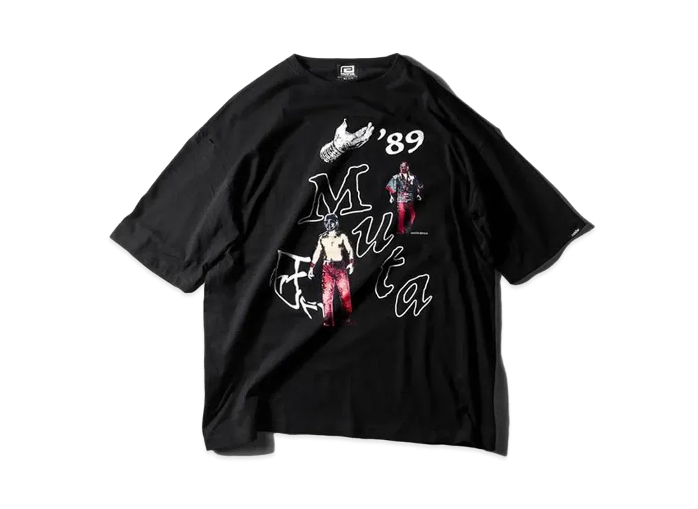 Reversal Great MUTA Big Silhouette Cotton Tee "Black"