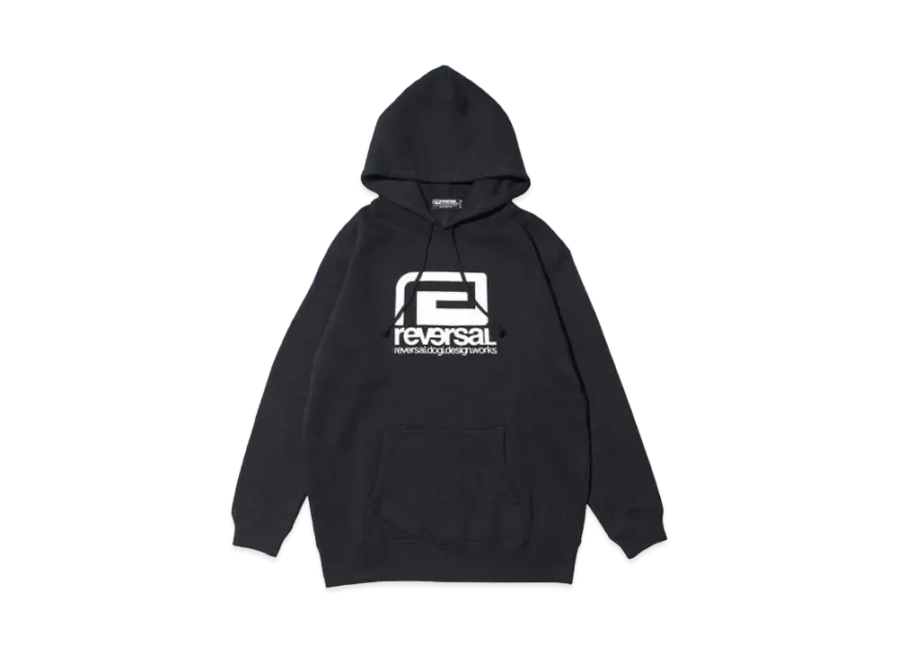 Reversal Big Mark Sweat Parka "Black"
