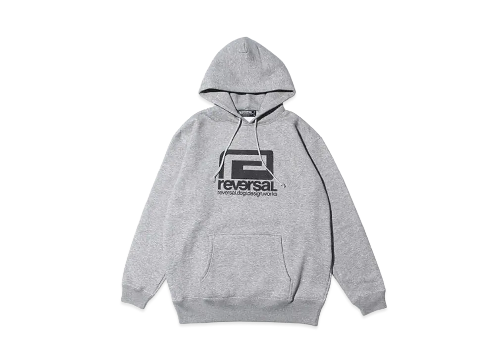 Reversal Big Mark Sweat Parka "Gray"