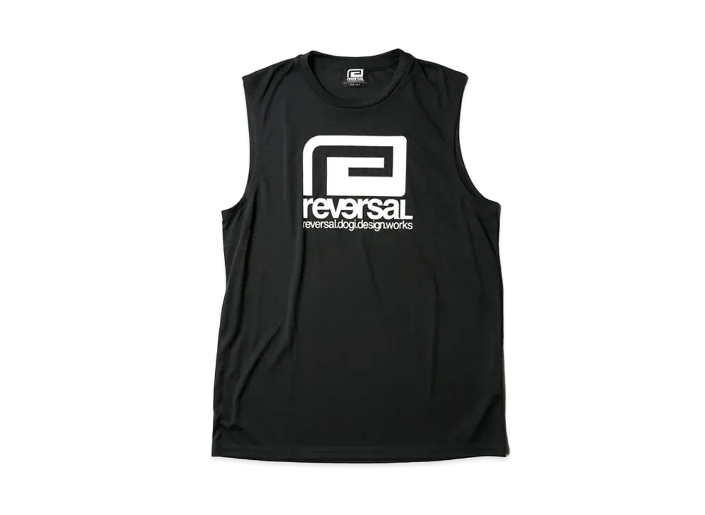 Reversal Big Mark Dry Sleeveless "Black"