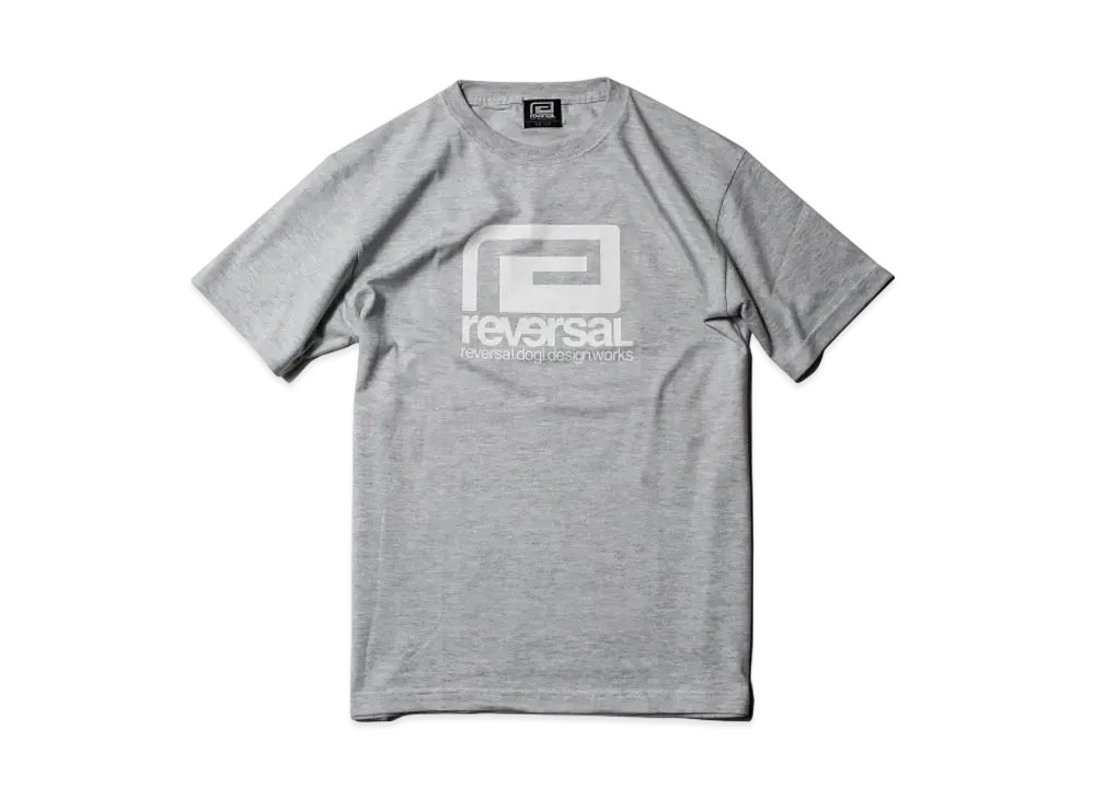 Reversal Big Mark Cotton Tee "Ash"