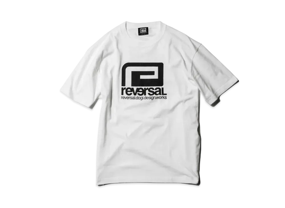 Reversal Big Mark Cotton Tee "White"