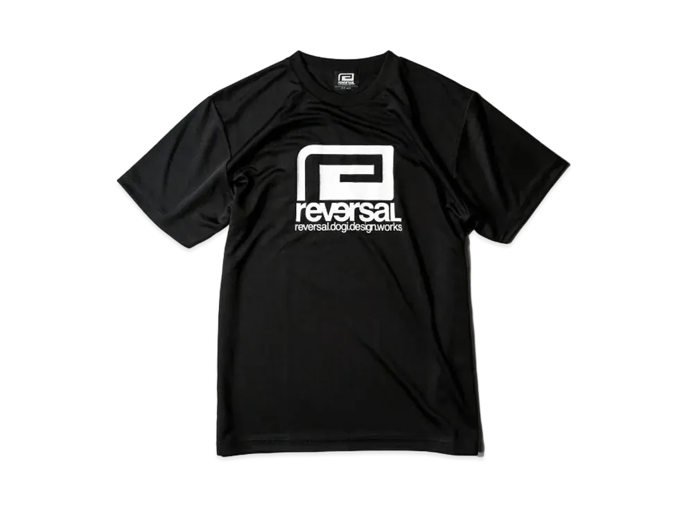Reversal Big Mark Dry Mesh Tee "Black"