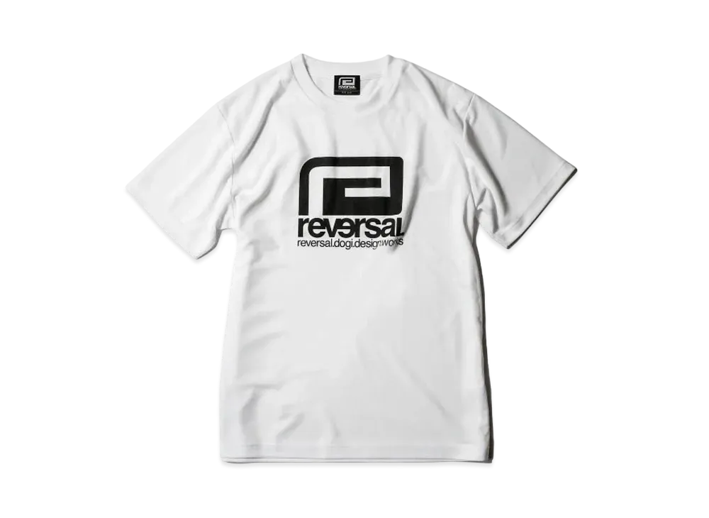 Reversal Big Mark Dry Mesh Tee "White"