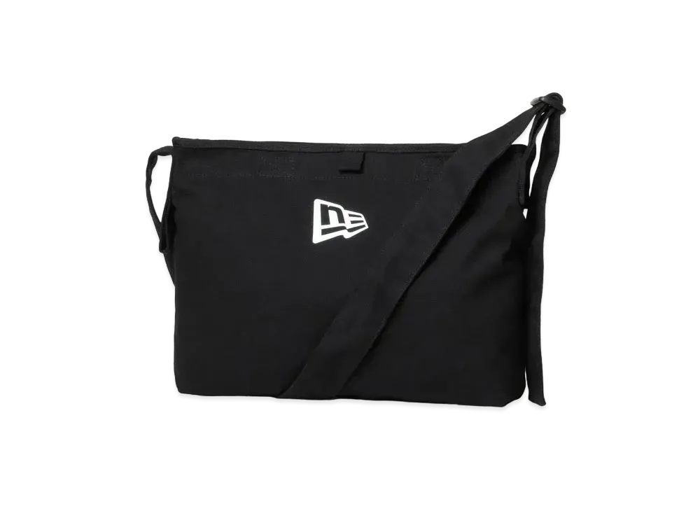 NEW ERA Canvas Shoulder Bag 8L Flag Logo "Black"