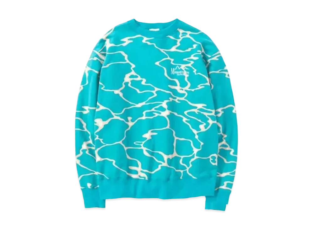 MANASTASH Lithium Crewneck Sweat "Turquoise"