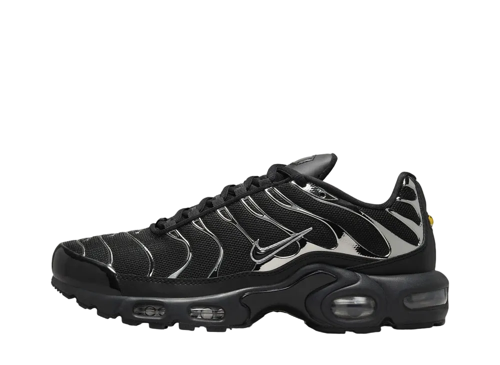 Nike Women's Air Max Plus SE "Black/Metallic Silver/Laser Crimson/Off Noir"