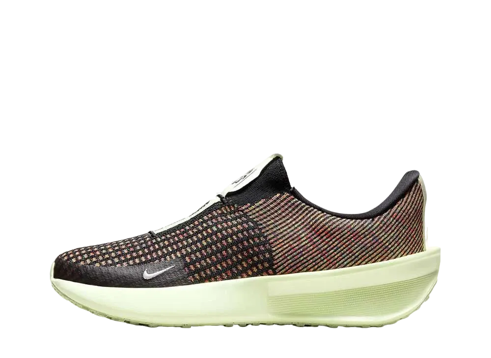 ナイキ ウィメンズ インタラクトラン イージーオン SE "ブラック/ベアリーボルト/マルチカラー/ホワイト"