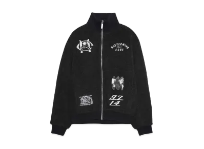 C2H4 x MMJ Fleece Jacket "FUZZY BLACK"
